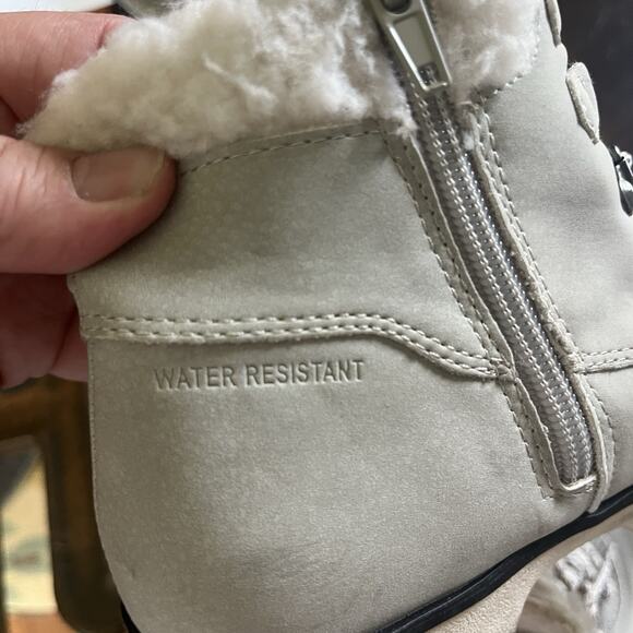 JBU By Jambu Boots Women's Blue Creek Short 6 Shearling Snow Ivory Outdoor Warm - Picture 4 of 11